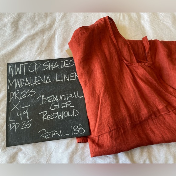 CP Shades REDWOOD Linen Madalena Maxi  Dress - Picture 7 of 12